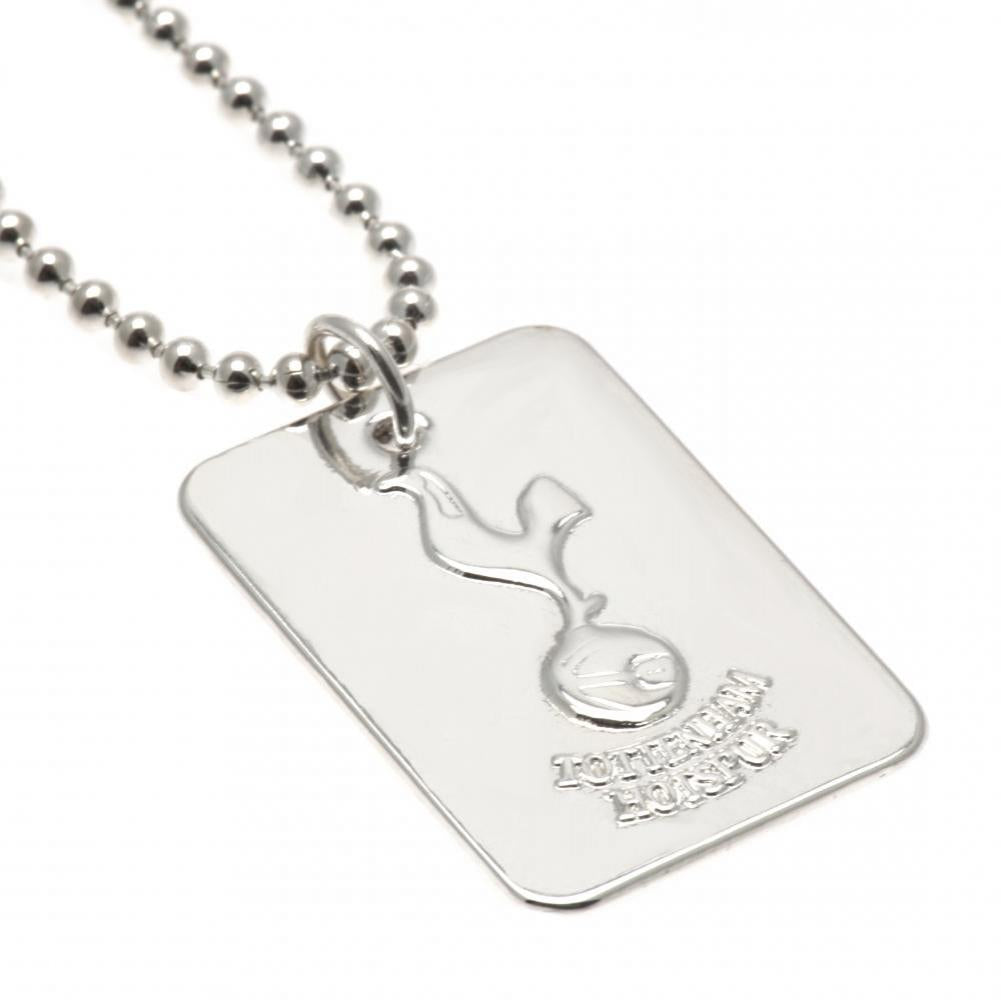 View Tottenham Hotspur FC Silver Plated Dog Tag Chain information