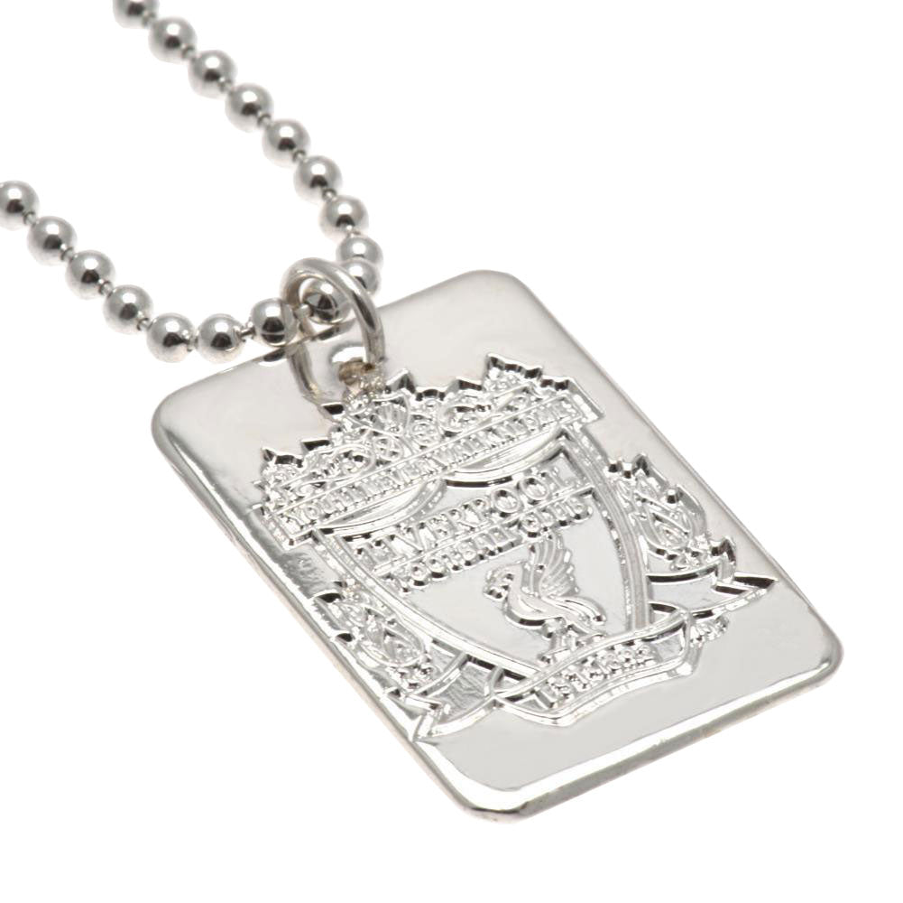 View Liverpool FC Silver Plated Dog Tag Chain information