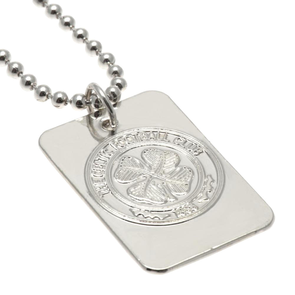 View Celtic FC Silver Plated Dog Tag Chain information