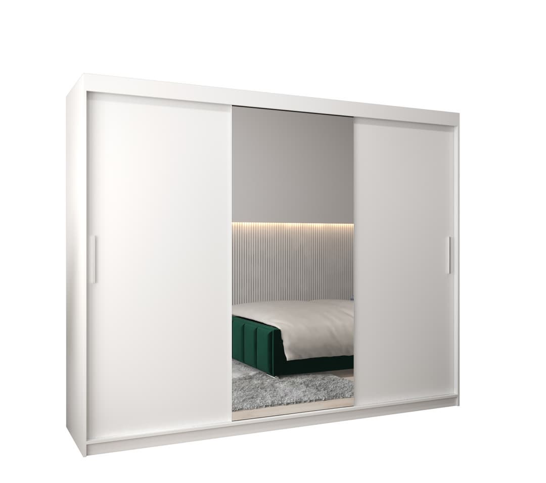 View Tokyo I Sliding Door Wardrobe 250cm White 250cm information