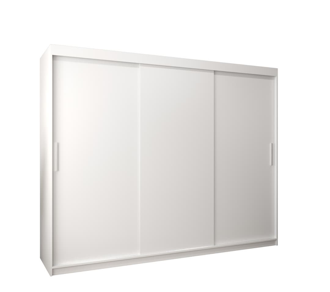 View Tokyo Sliding Door Wardrobe 250cm White 250cm information