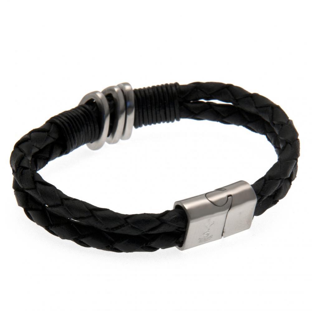 View Tottenham Hotspur FC Leather Bracelet information