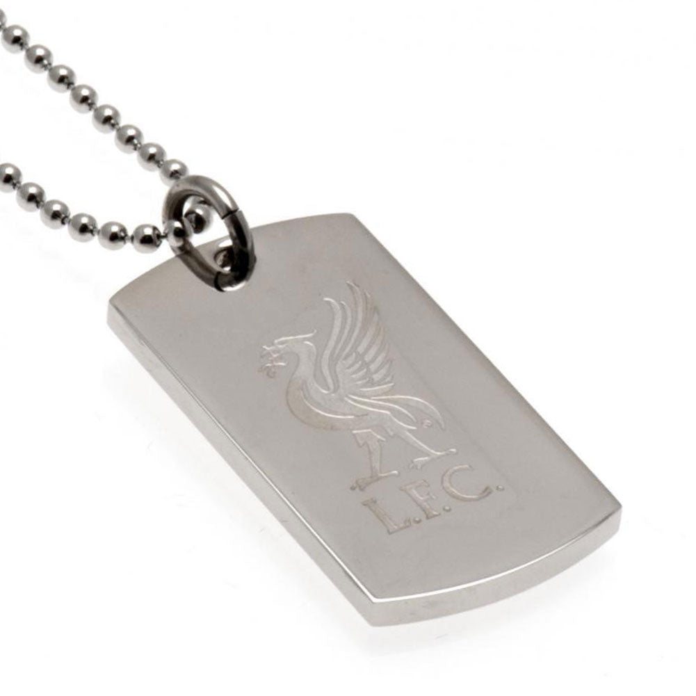 View Liverpool FC Engraved Dog Tag Chain LB information