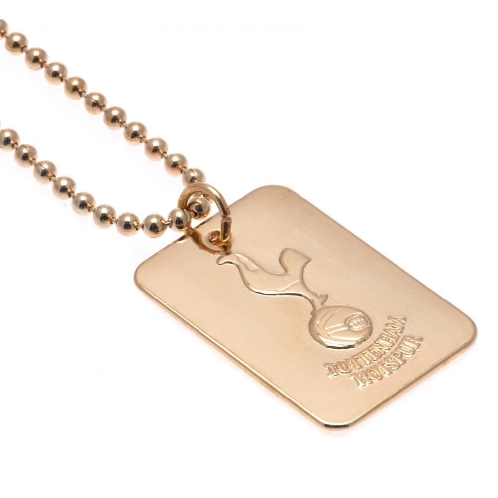 View Tottenham Hotspur FC Gold Plated Dog Tag Chain information