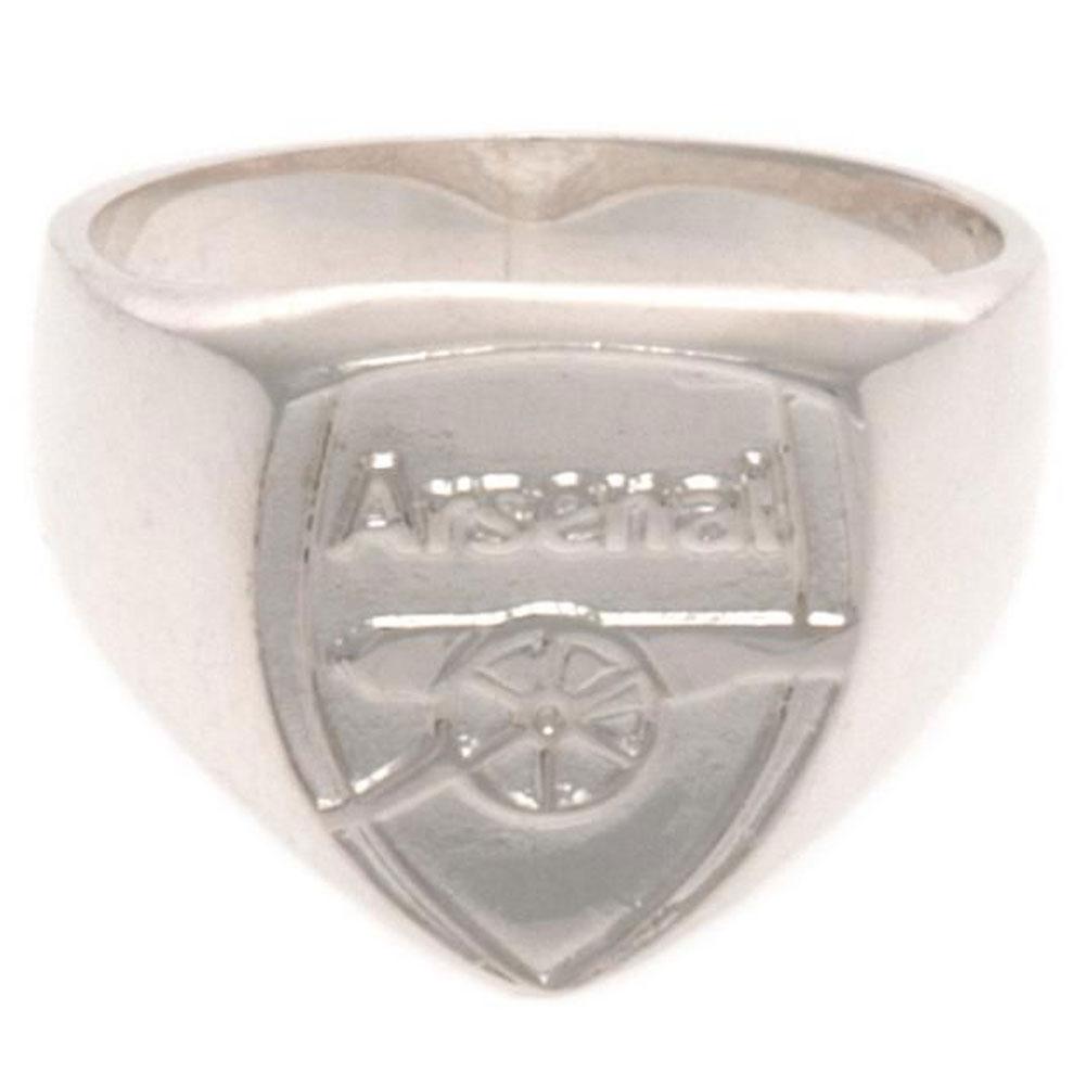 View Arsenal FC Sterling Silver Ring Medium information