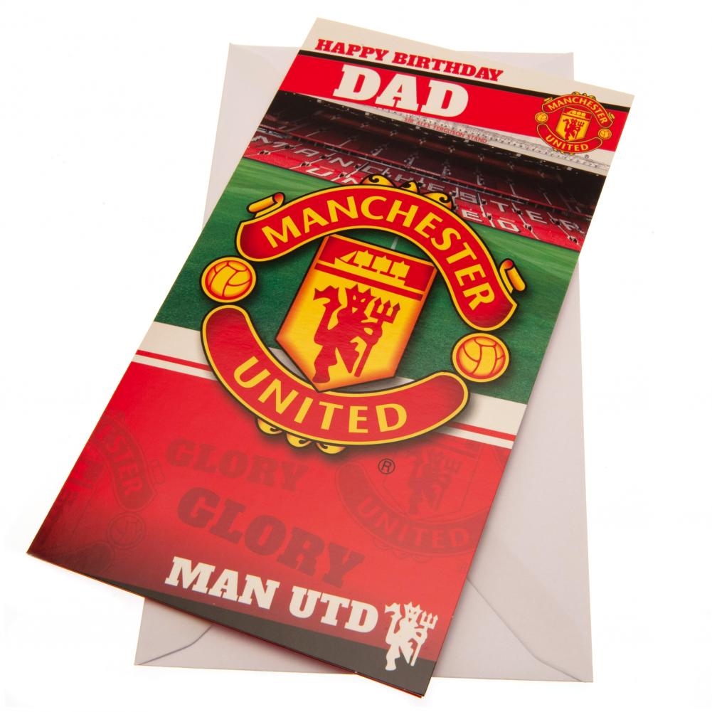 View Manchester United FC Birthday Card Dad information