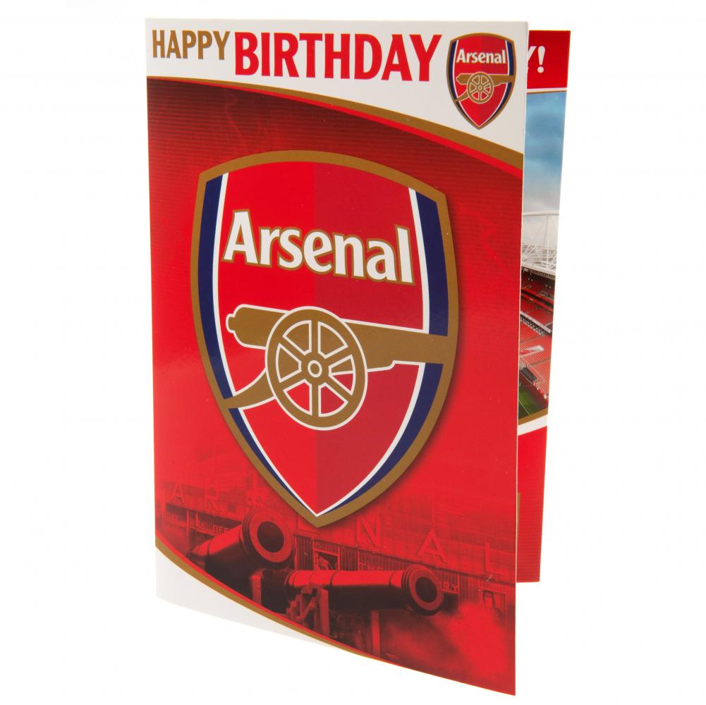 View Arsenal FC Musical Birthday Card information