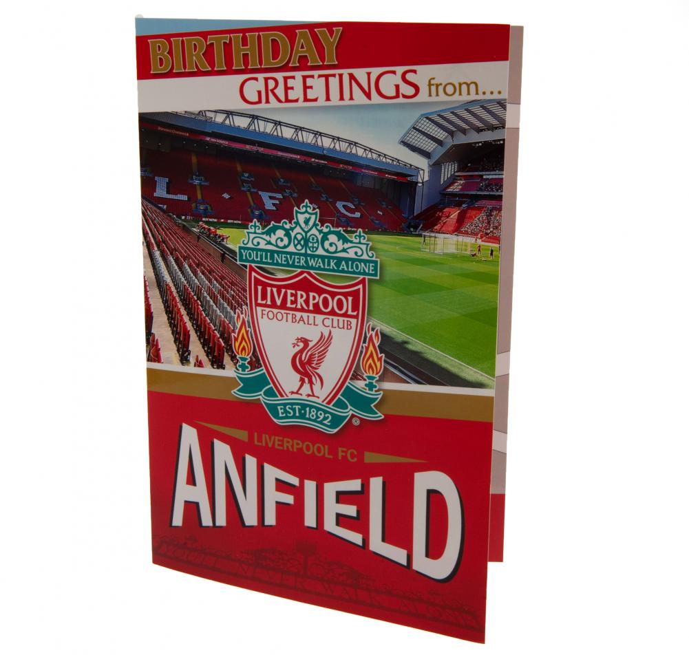 View Liverpool FC PopUp Birthday Card information