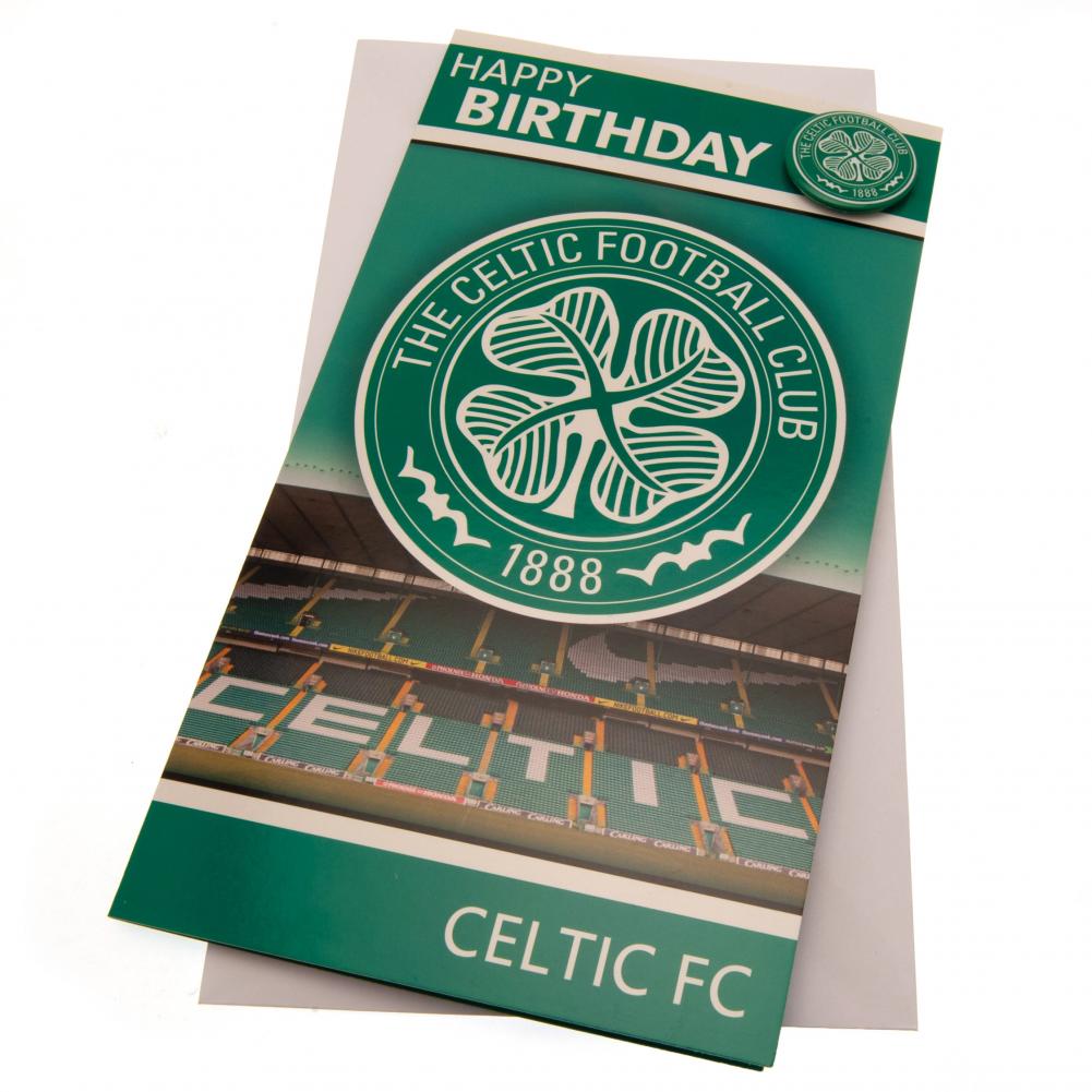 View Celtic FC Birthday Card Badge information
