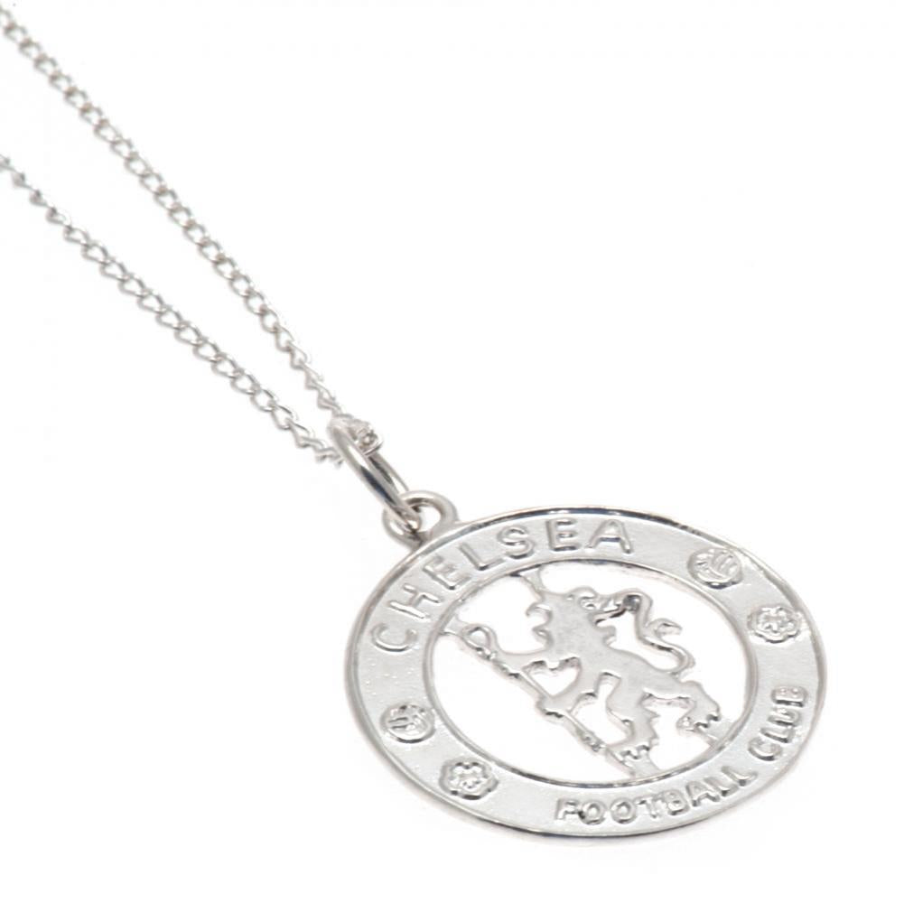 View Chelsea FC Sterling Silver Pendant Chain CR information