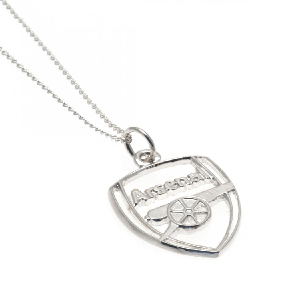 View Arsenal FC Sterling Silver Pendant Chain CR information