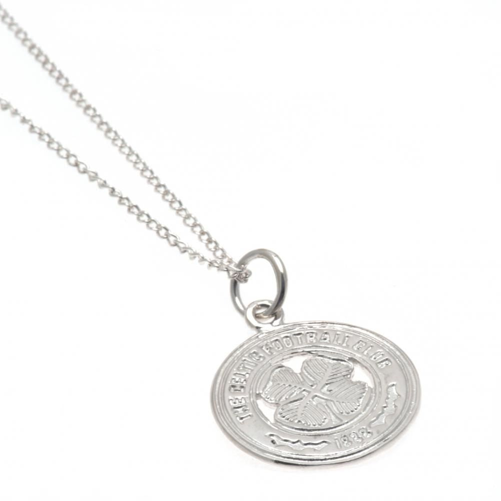 View Celtic FC Sterling Silver Pendant Chain information