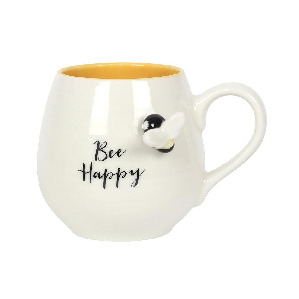 View 3D Bee Happy Rounded Mug information