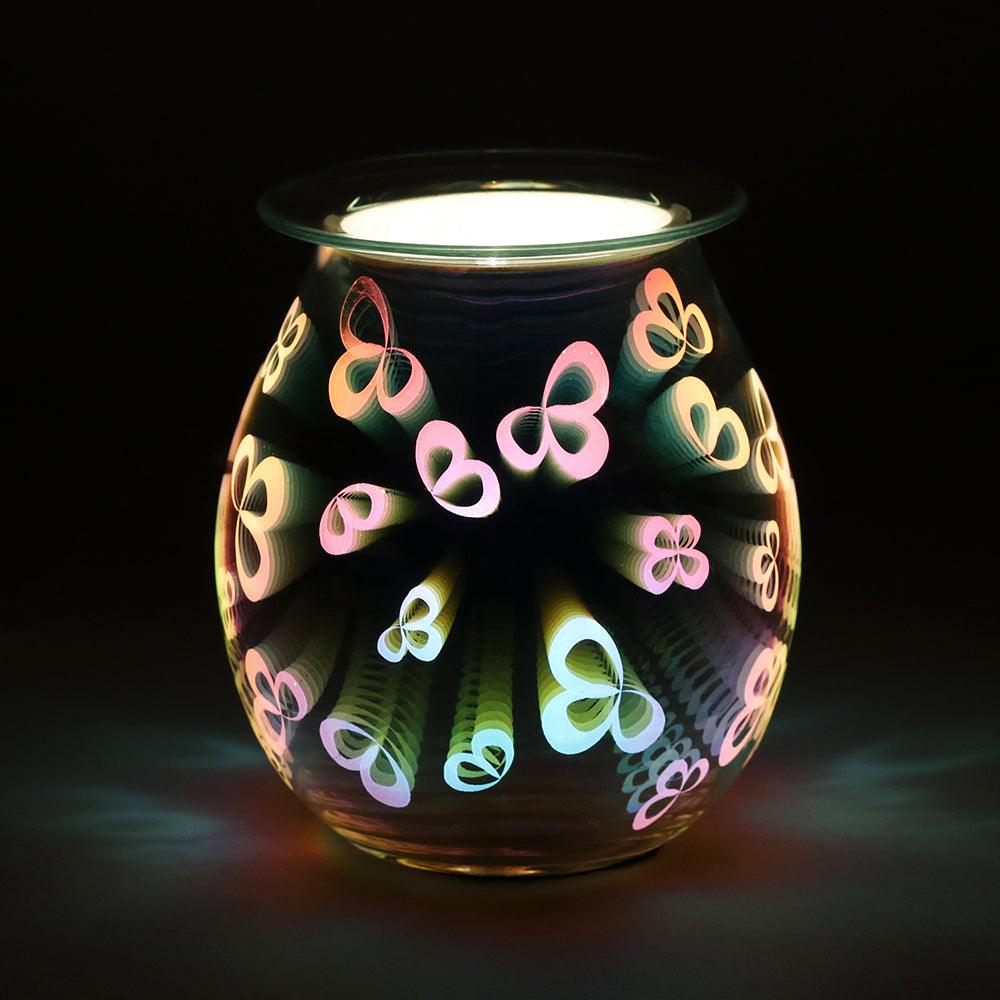 View 3D Flower Petal Light Up Electric Oil Burner information