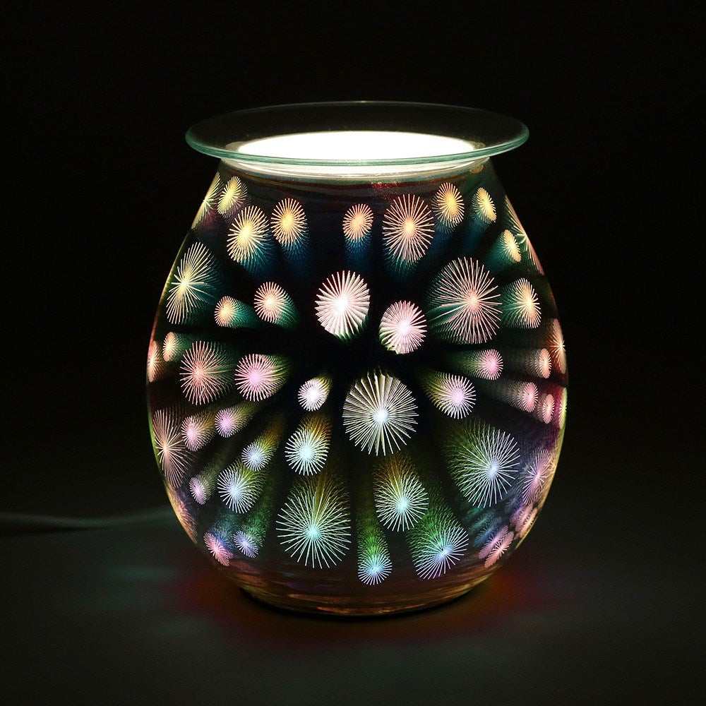 View 3D Starburst Light Up Electric Oil Burner information