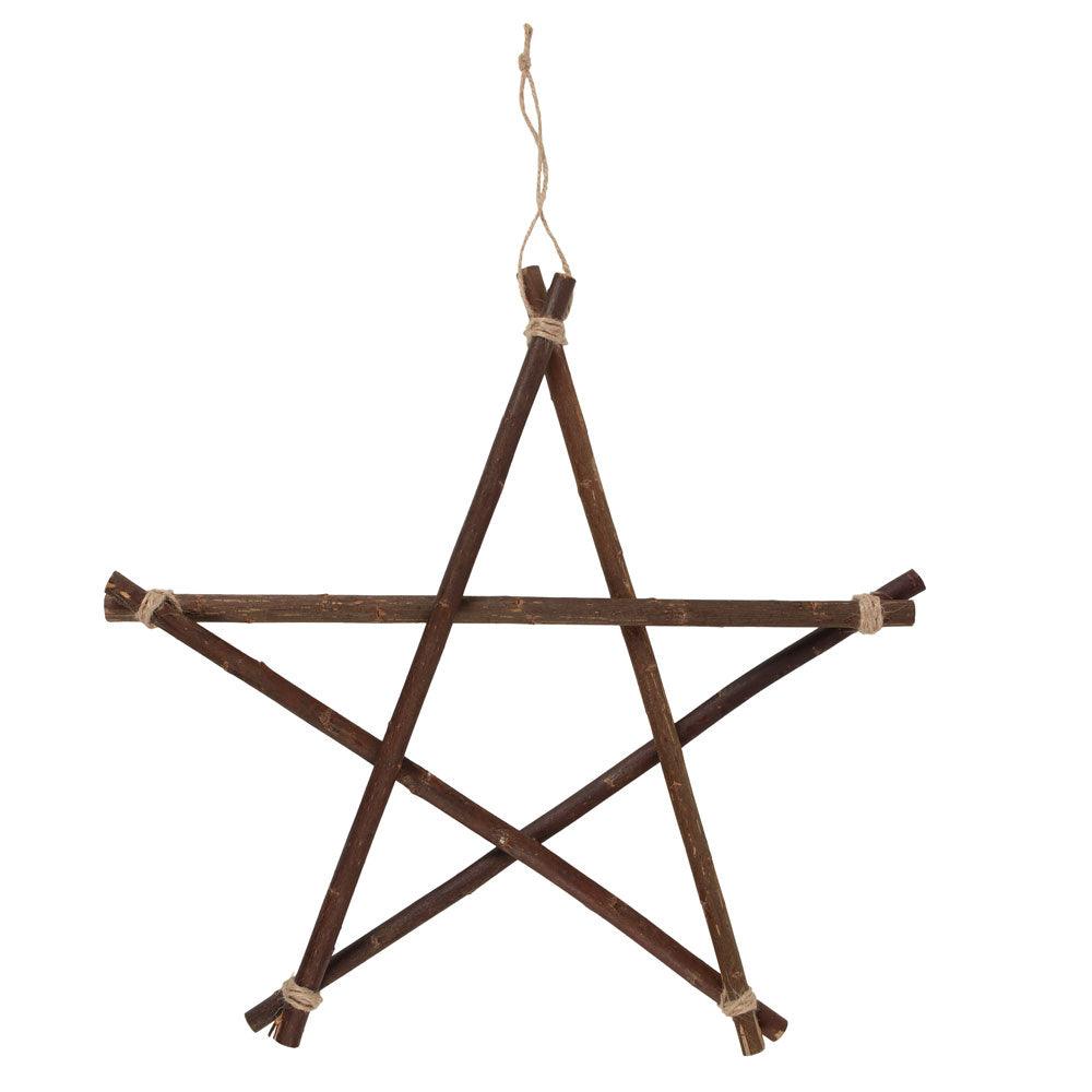 View 40cm Willow Branch Pentagram information