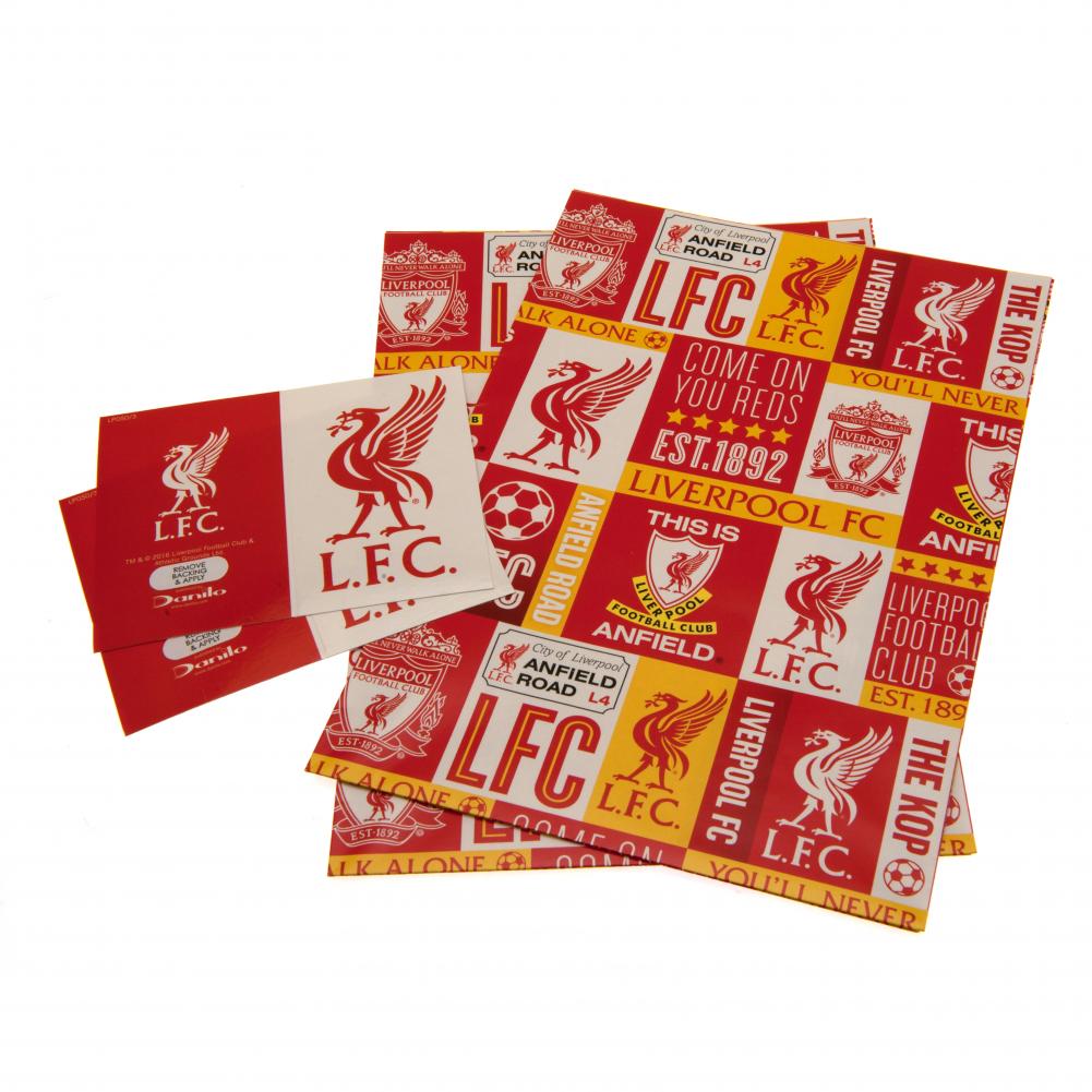 View Liverpool FC Gift Wrap information