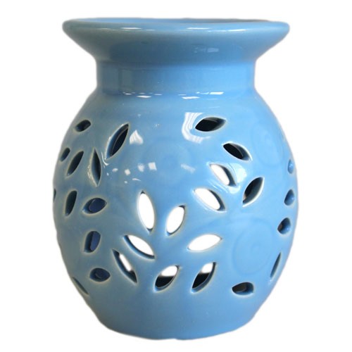 View Floral Oil Burner Blue information