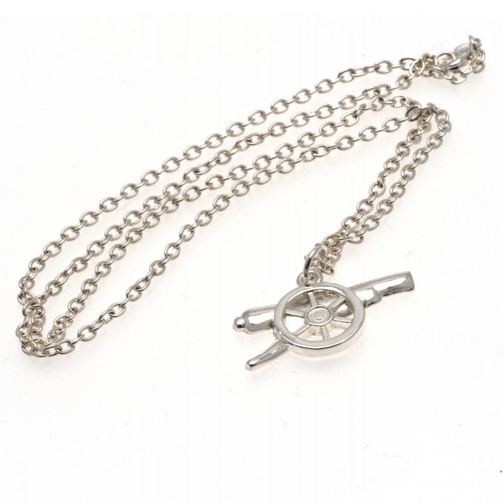 View Arsenal FC Silver Plated Pendant Chain GN information