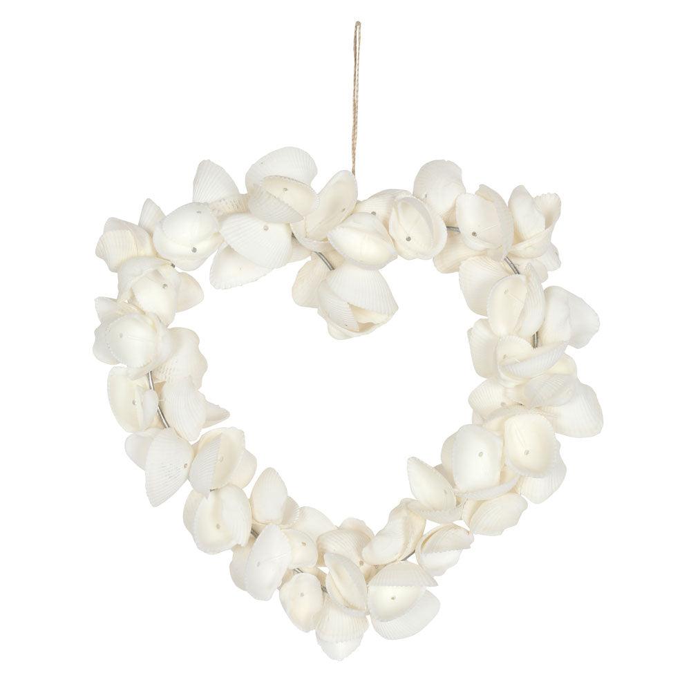 View 6 Inch Clamshell Hanging Heart Decoration information