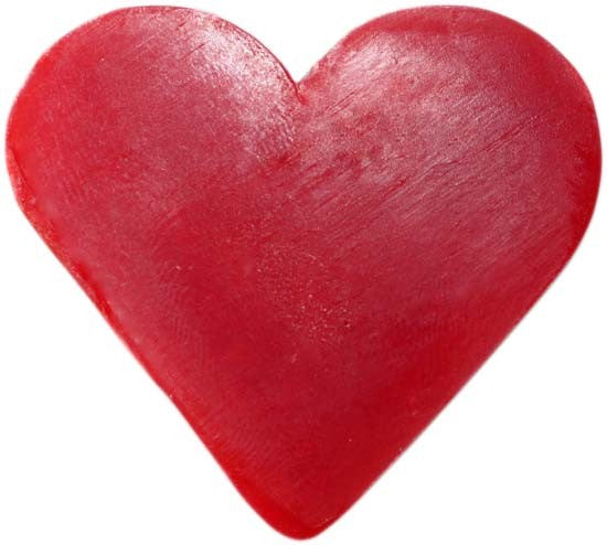 View Heart Guest Soap Raspberry information