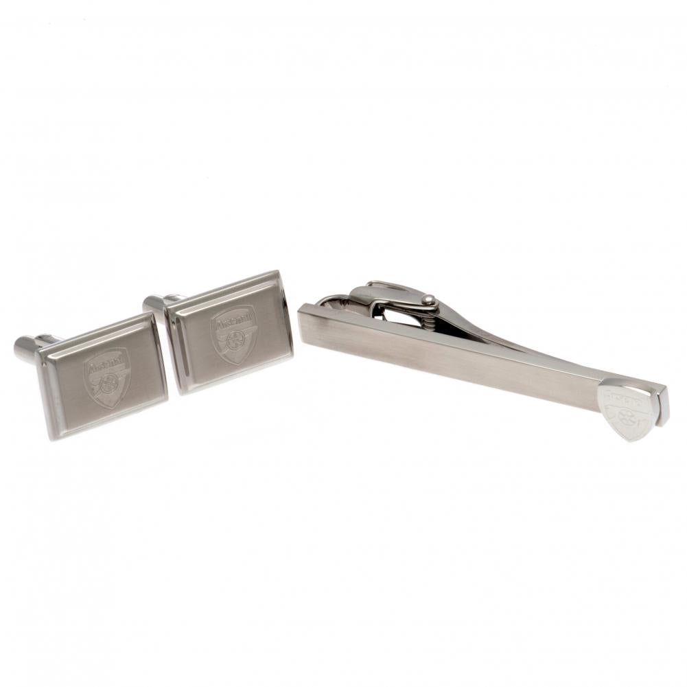 View Arsenal FC Tie Slide Cufflink Set information