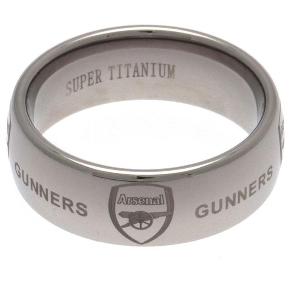 View Arsenal FC Super Titanium Ring Small information