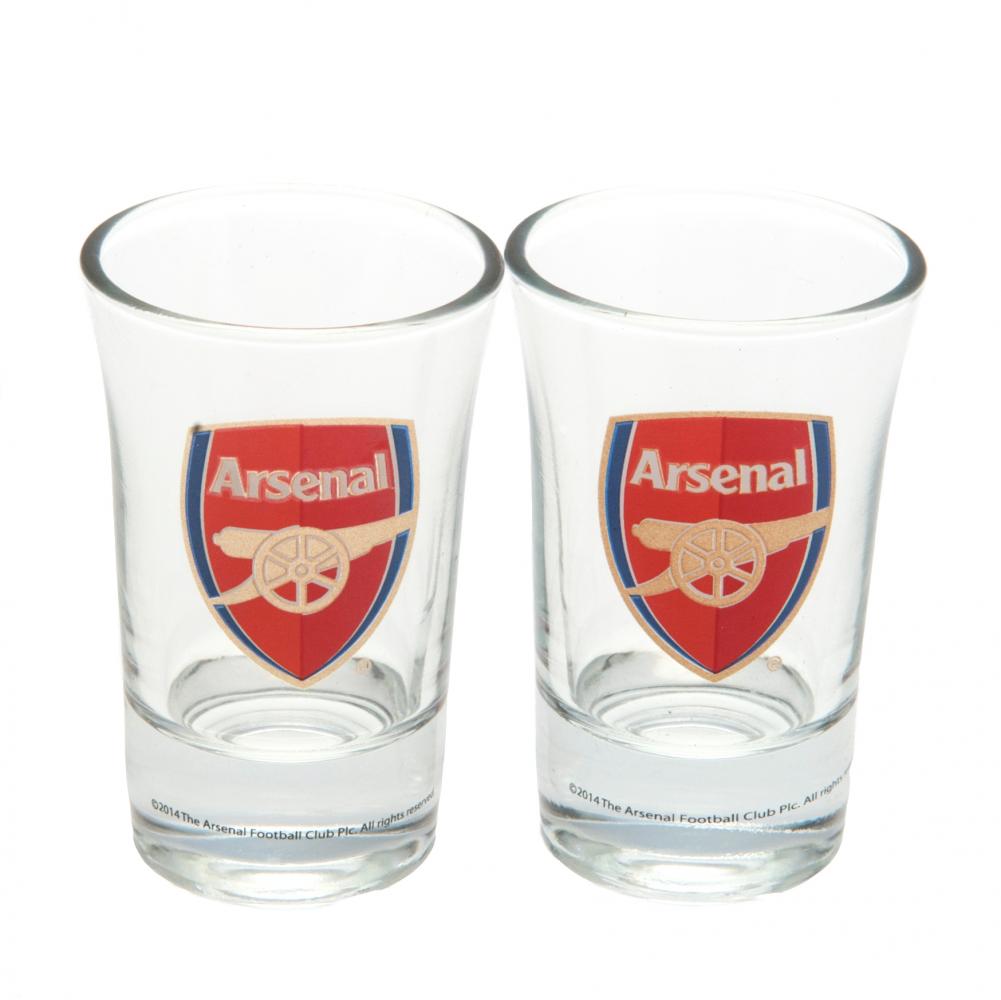 View Arsenal FC 2pk Shot Glass Set information