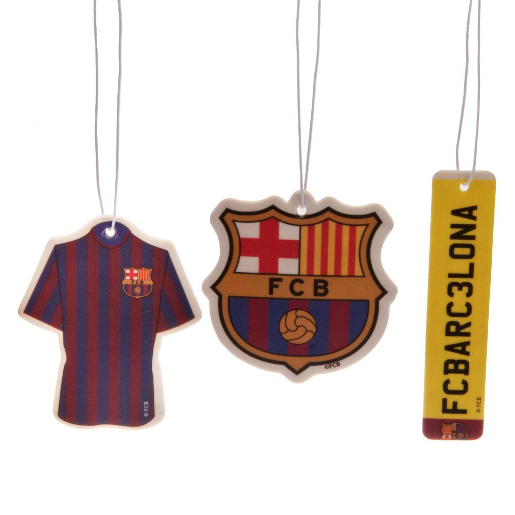 View FC Barcelona 3pk Air Freshener information