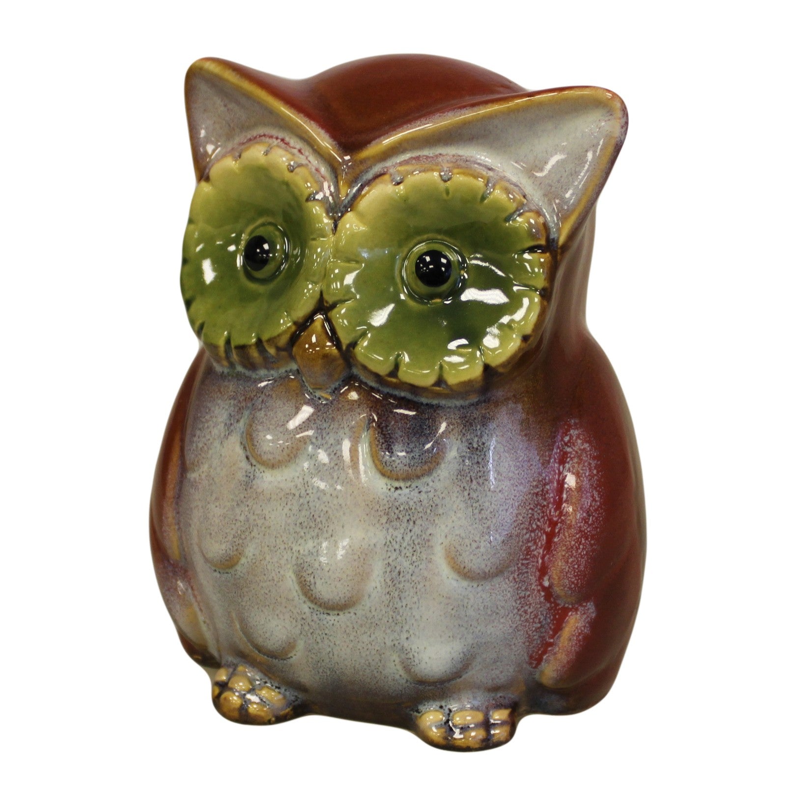 View Ceramic Owl Bank Red information