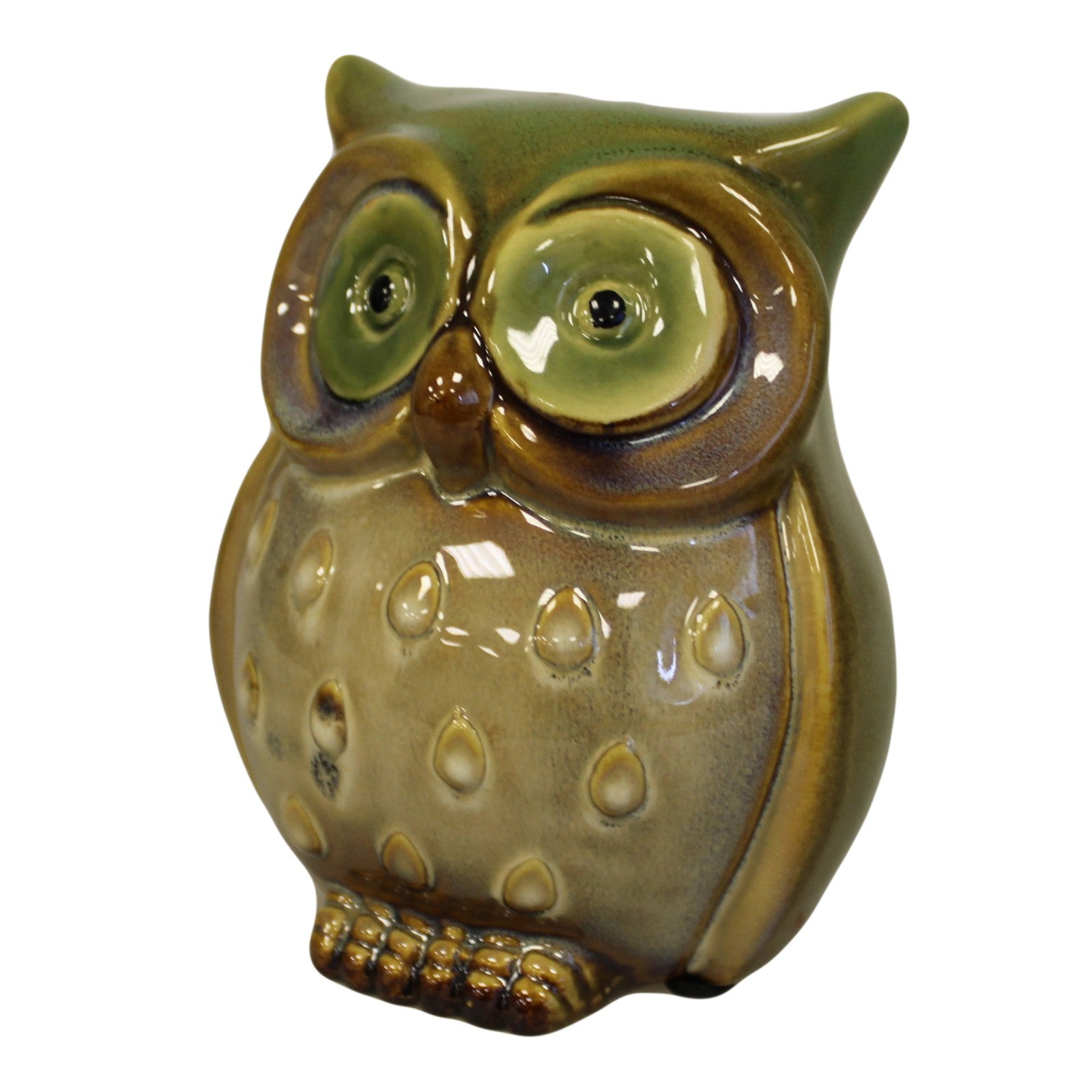 View Ceramic Owl Bank Green information