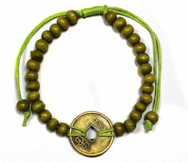 View Good Luck FengShui Bracelets Lime Green information