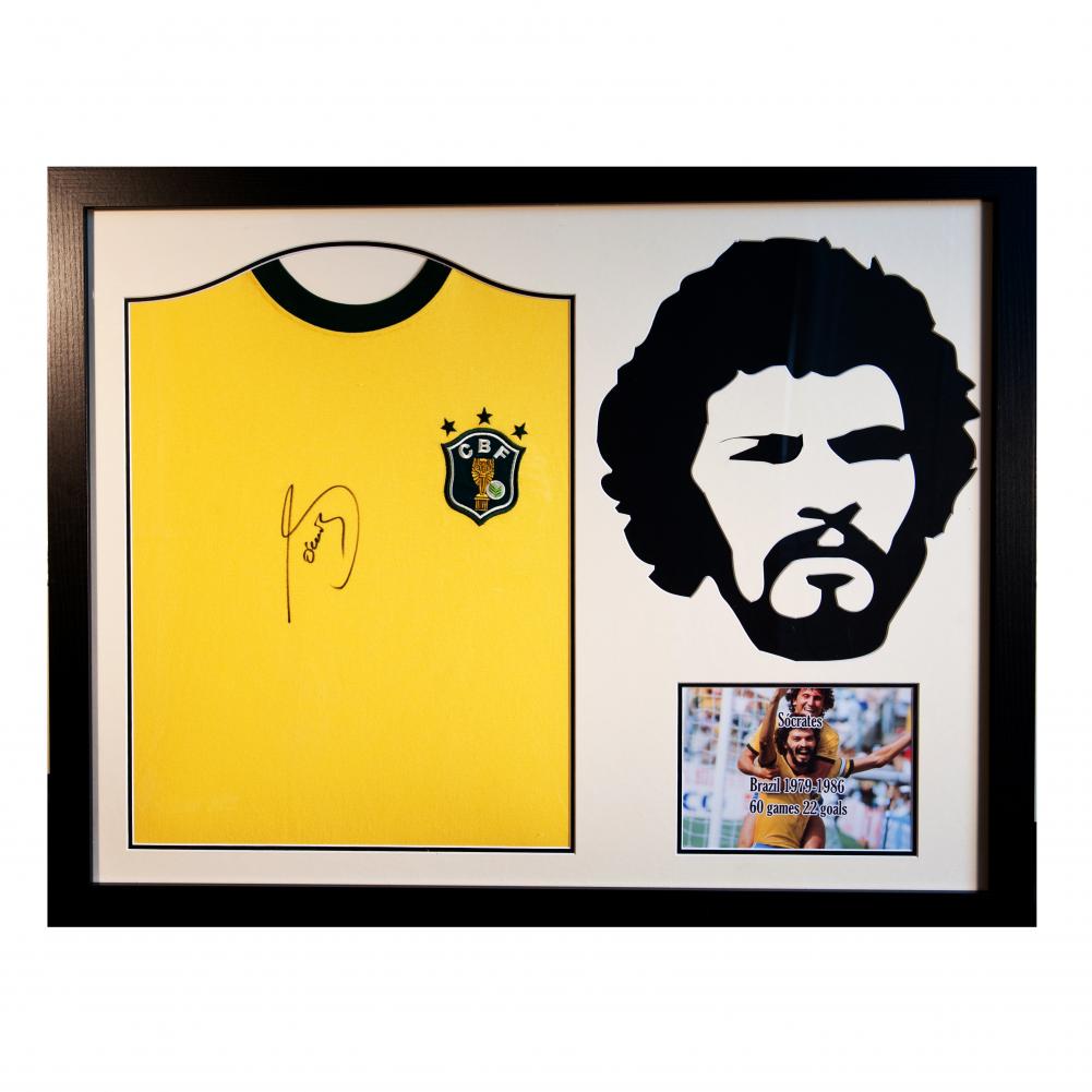 View Brasil Socrates Signed Shirt Silhouette information