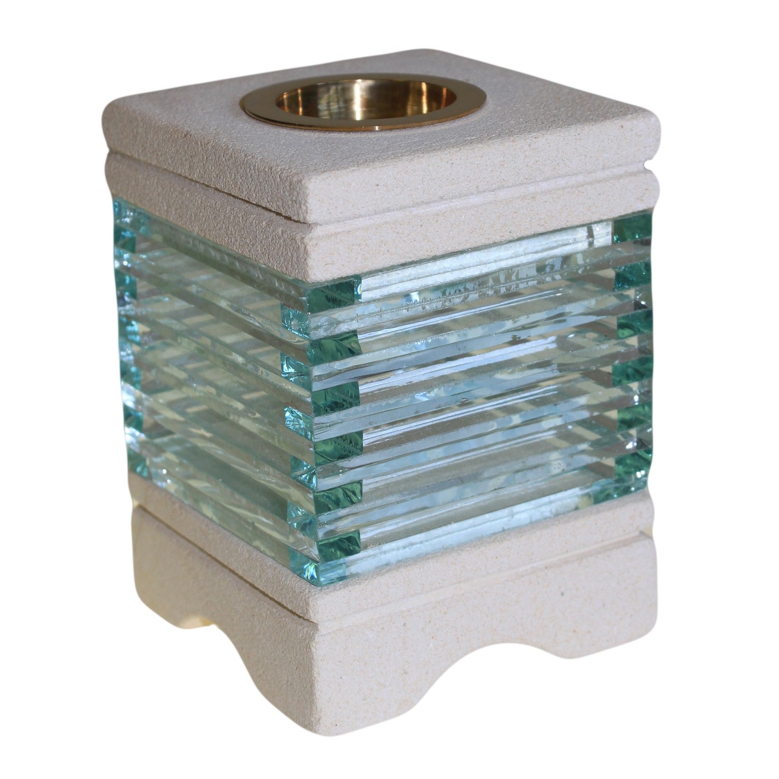 View Stone Oil Burner Square Glass Brick information