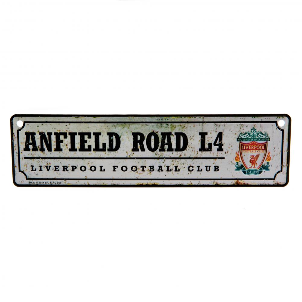 View Liverpool FC Window Sign Retro information
