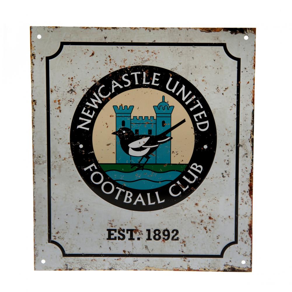 View Newcastle United FC Retro Logo Sign information