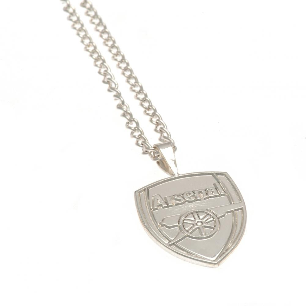 View Arsenal FC Silver Plated Pendant Chain XL information