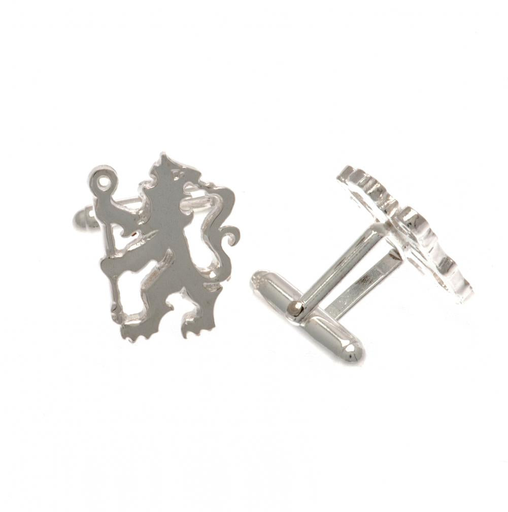 View Chelsea FC Sterling Silver Cufflinks LN information