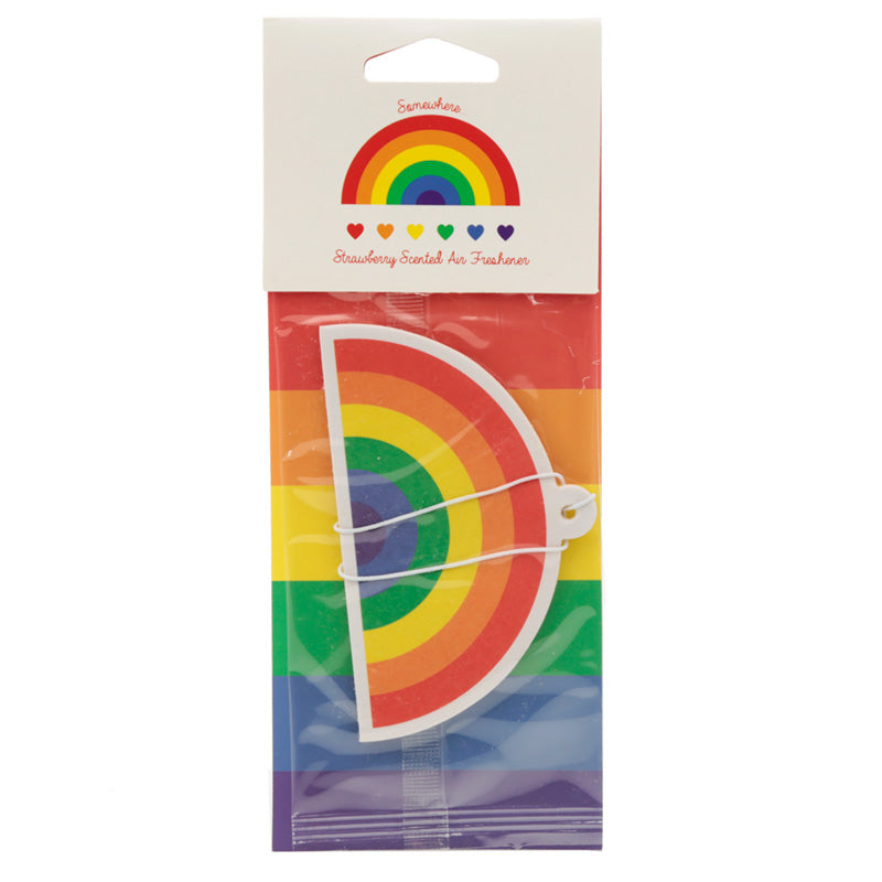 View Somewhere Rainbow Strawberry Scented Air Freshener information