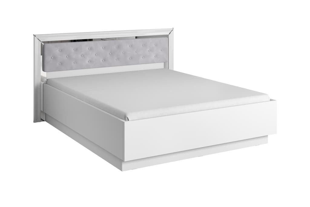 View Arno Bed Frame EU King White 160 x 200cm information