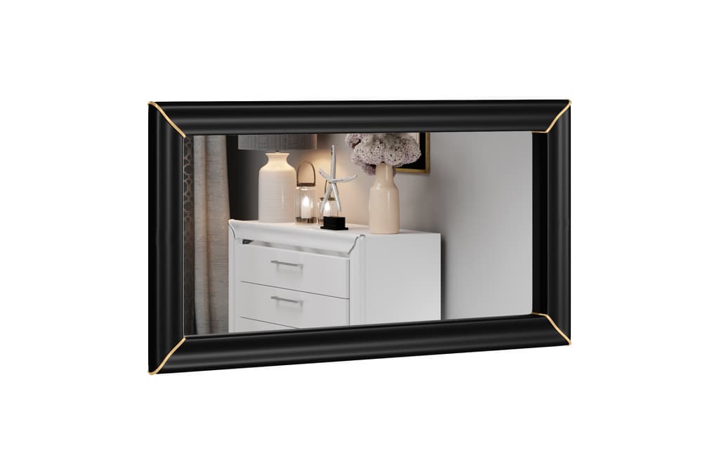 View Arno Wall Mirror 120cm Black 120cm information