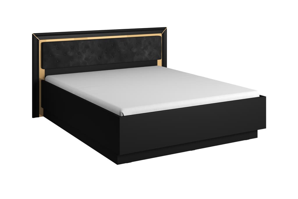 View Arno Bed Frame EU King Black 160 x 200cm information