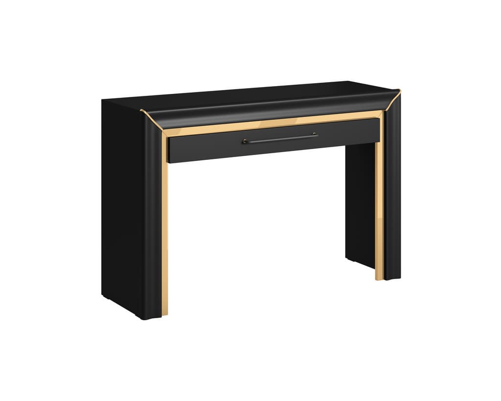 View Arno Dressing Table 120cm Black 120cm information