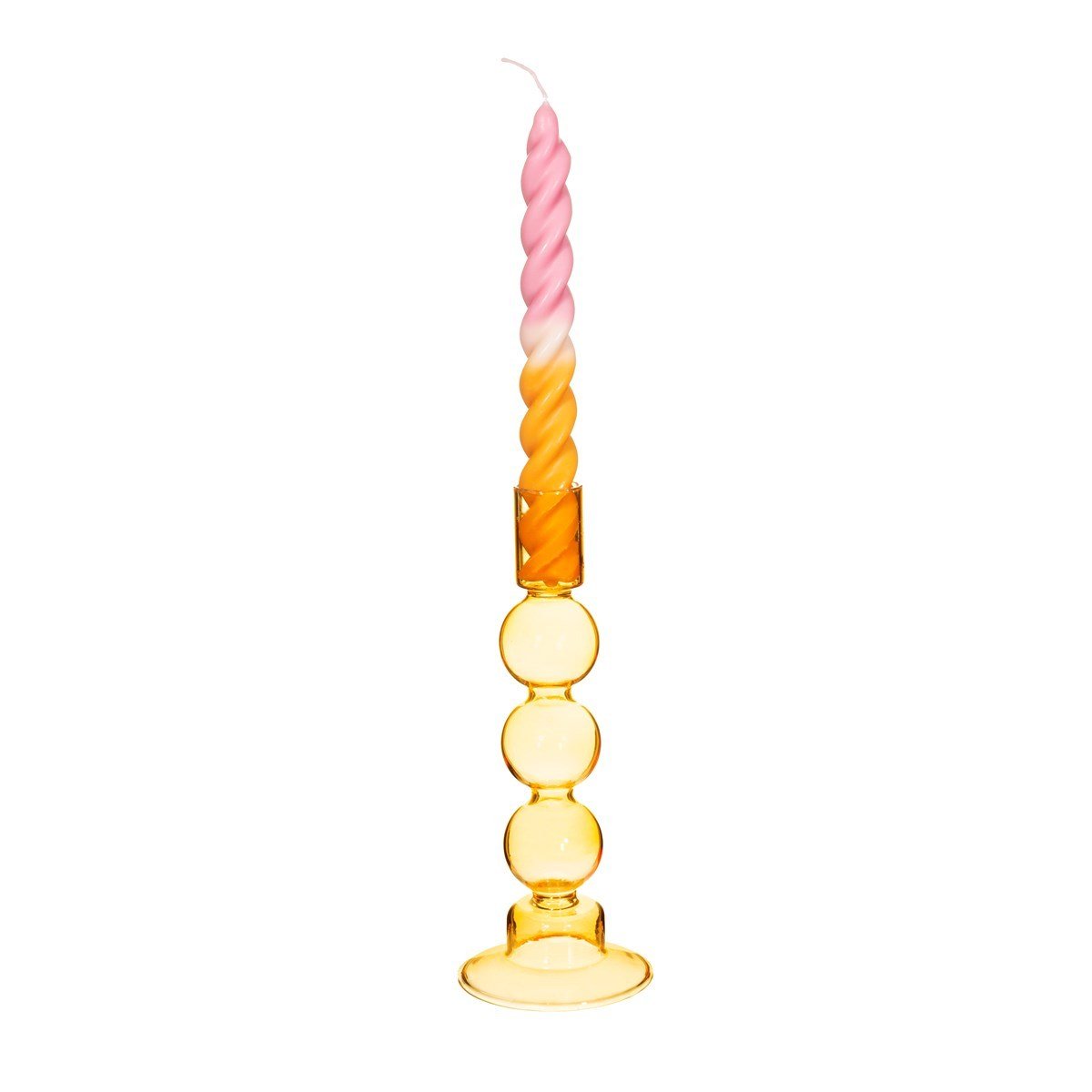 View Bubble Candleholder Yellow information