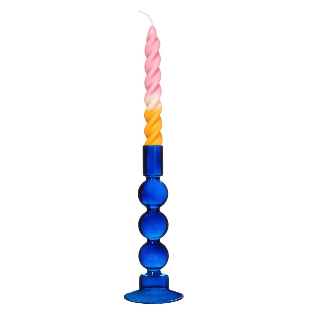 View Bubble Candleholder Blue information