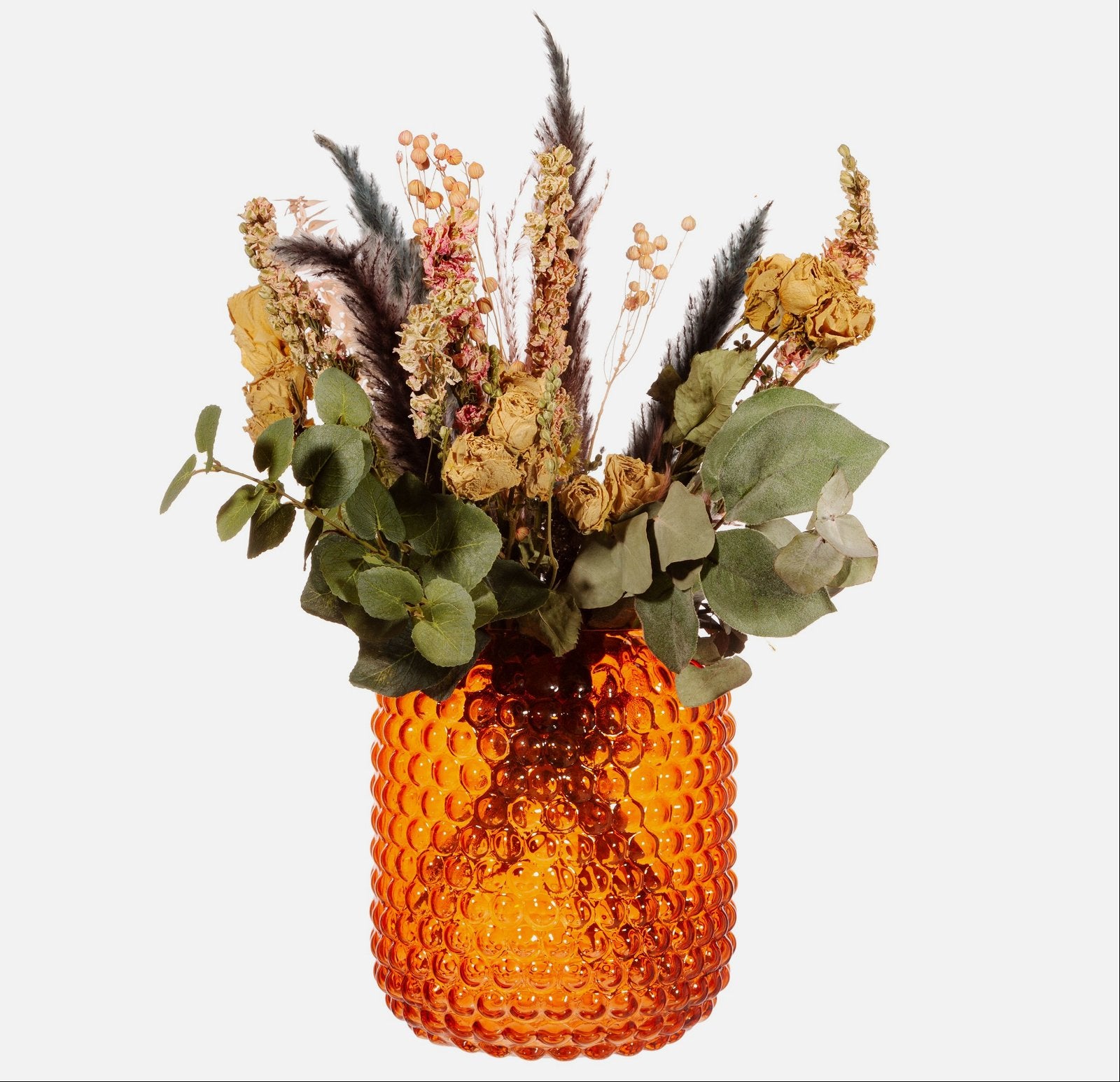 View Amber Glass Bobble Vase information