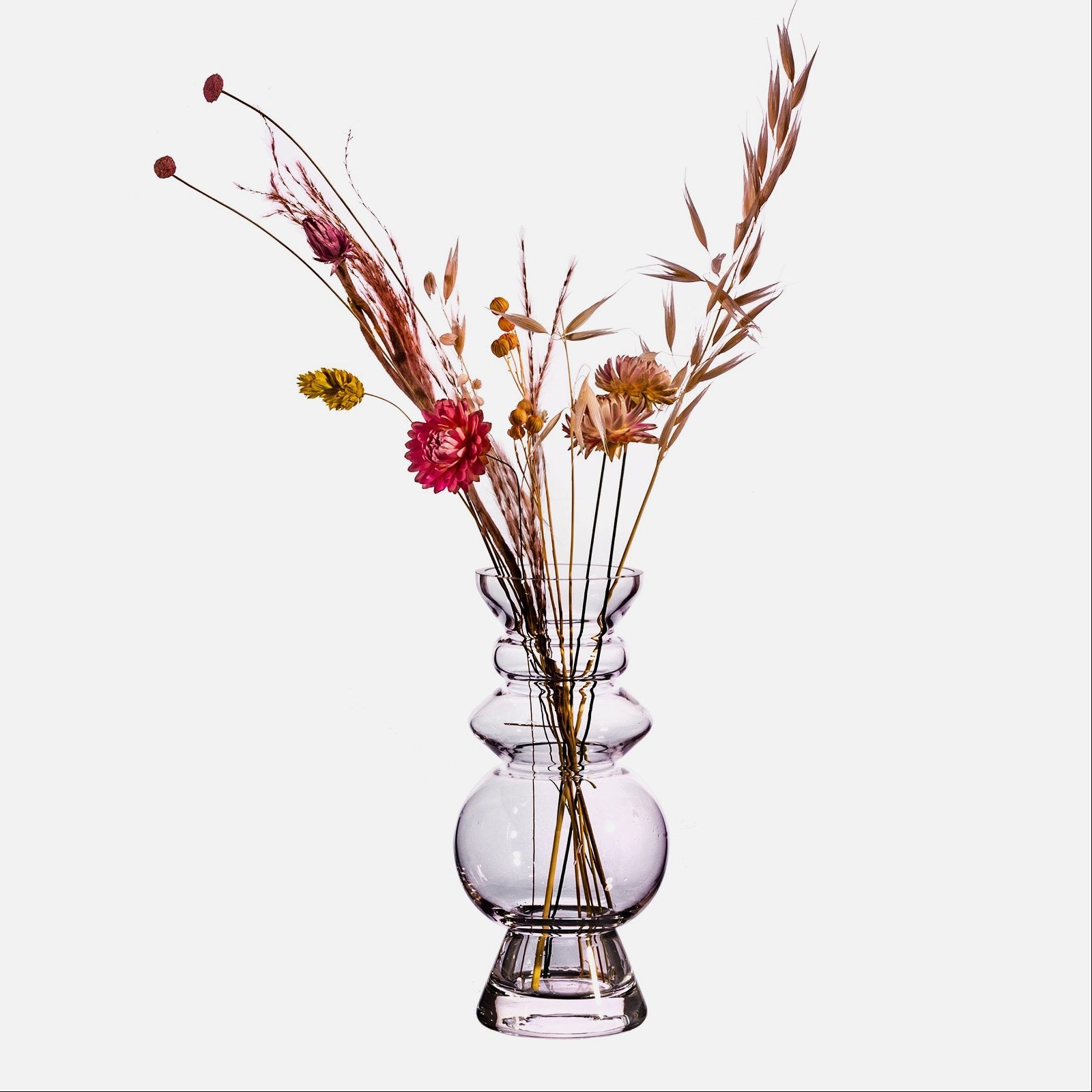 View Selina Glass Vase Clear information