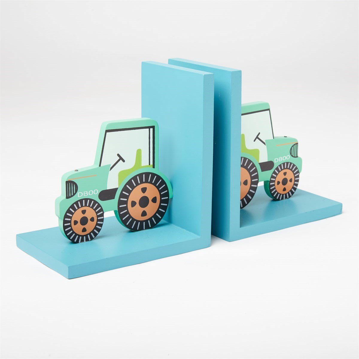 View Green Tractor Bookends information