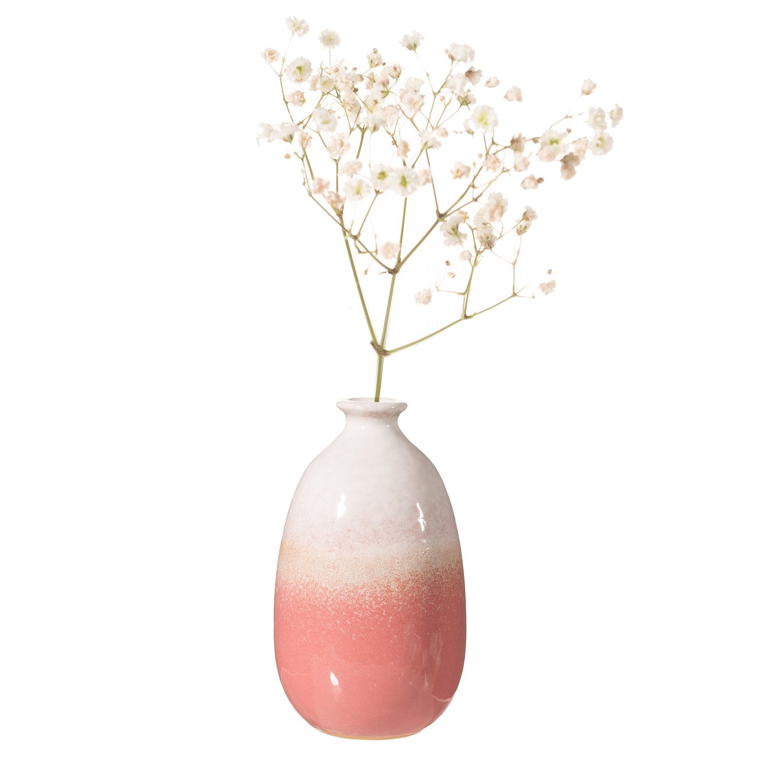 View Dip Glazed Ombre Pink Vase information