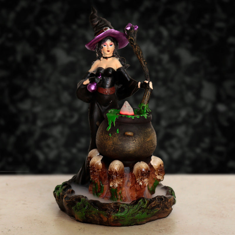 View Backflow Incense Burner Witches Cauldron information